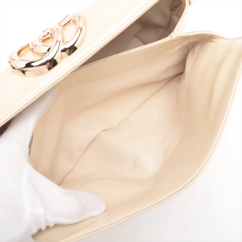 Gucci Pochette Patent Leather Chain Shoulder Bag 古馳腋下包-7