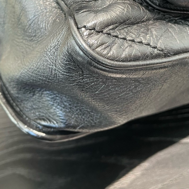 YSL聖羅蘭 niki單肩斜挎包 黑色大號 新款有D扣 肩背包斜背包-16