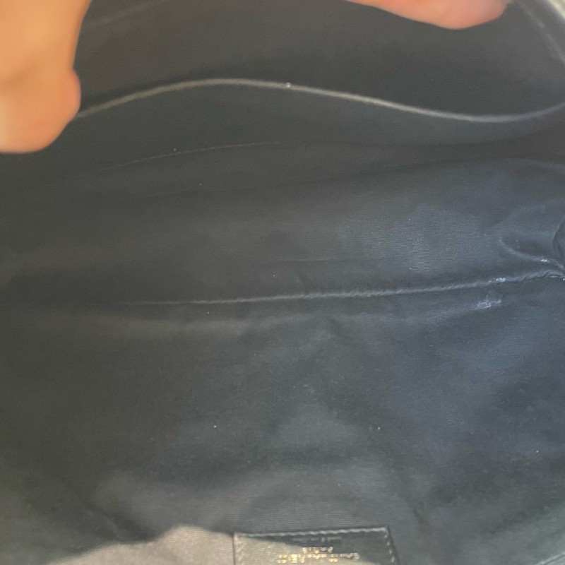 YSL聖羅蘭 niki單肩斜挎包 黑色大號 新款有D扣 肩背包斜背包-20