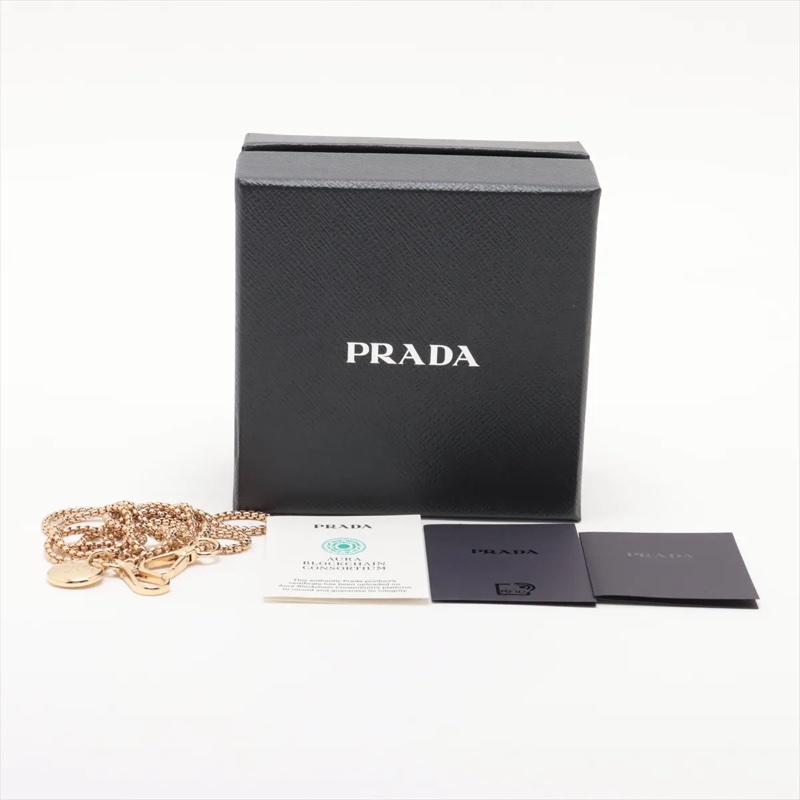 Prada Triangle logo Leather Mini pouch 普拉達迷你小包-4
