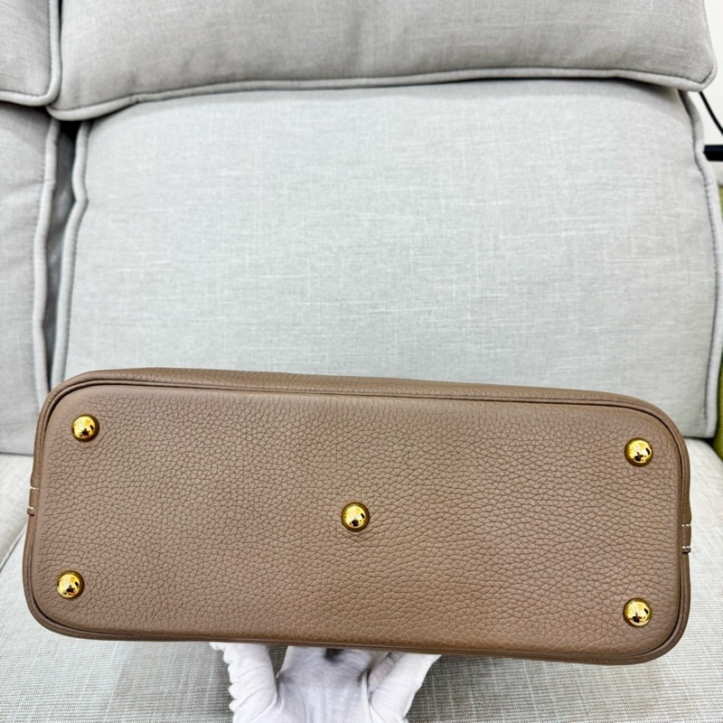 愛馬仕～Hermes Bolide 31大象灰金 D刻 TC皮-14