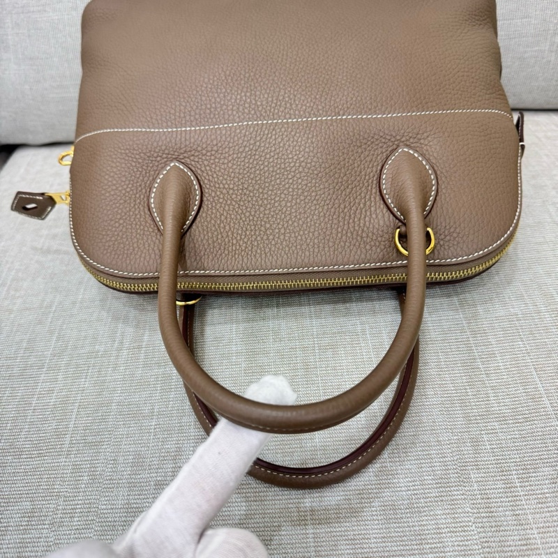 愛馬仕～Hermes Bolide 31大象灰金 D刻 TC皮-15