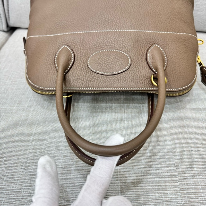 愛馬仕～Hermes Bolide 31大象灰金 D刻 TC皮-16