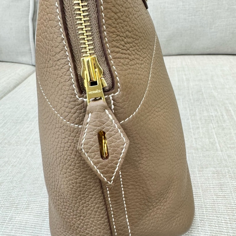 愛馬仕～Hermes Bolide 31大象灰金 D刻 TC皮-18