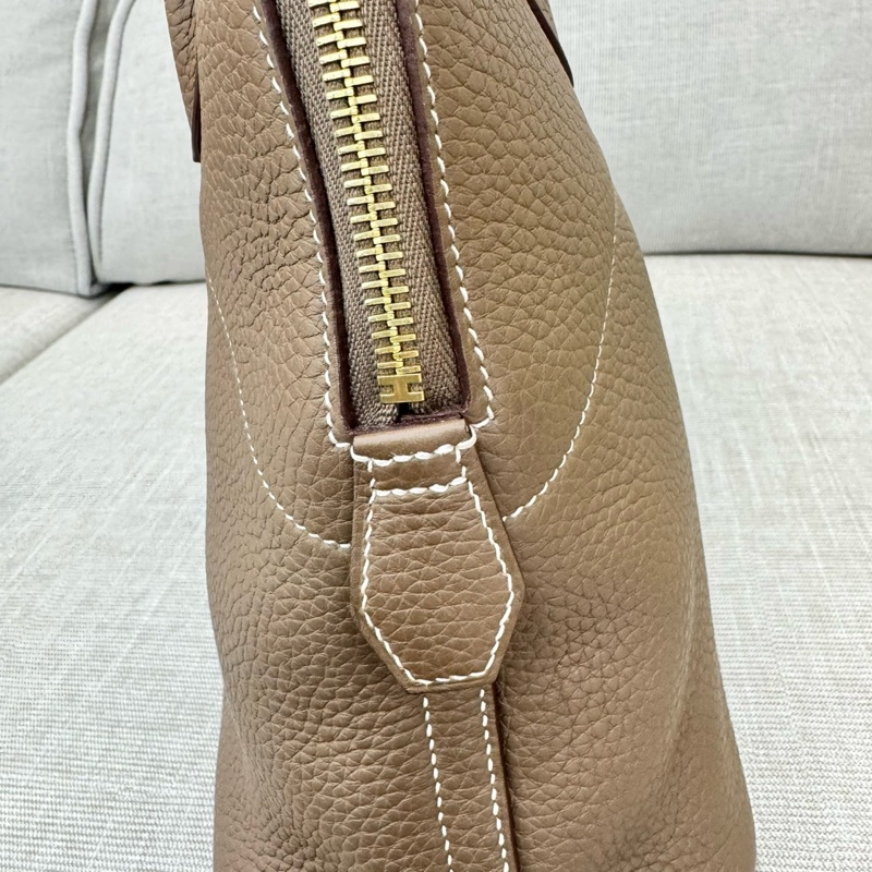 愛馬仕～Hermes Bolide 31大象灰金 D刻 TC皮-19