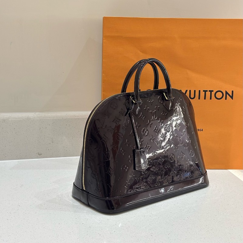 LV車厘子漆皮大號Alma手提包 尺寸39*29*18.5cm-2