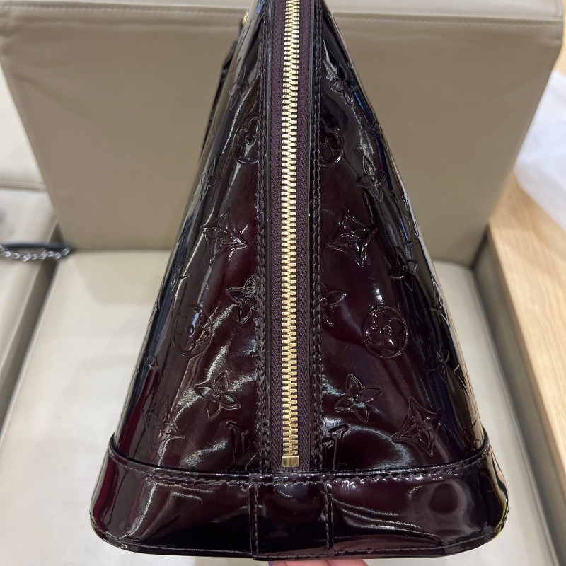 LV車厘子漆皮大號Alma手提包 尺寸39*29*18.5cm-9