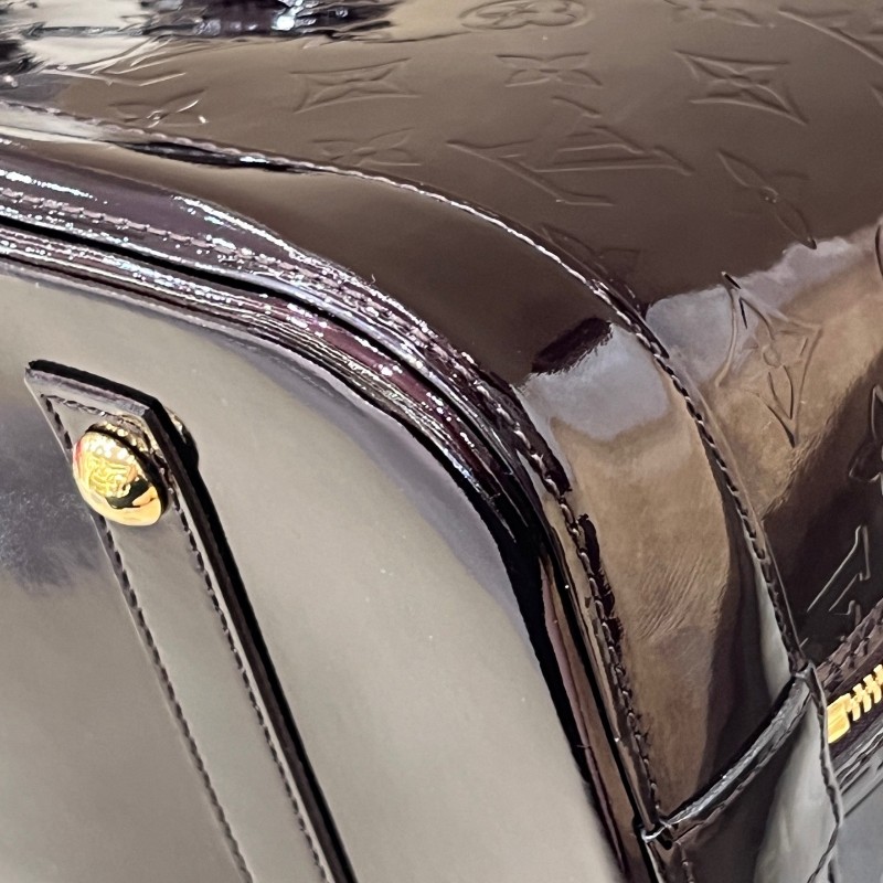 LV車厘子漆皮大號Alma手提包 尺寸39*29*18.5cm-11