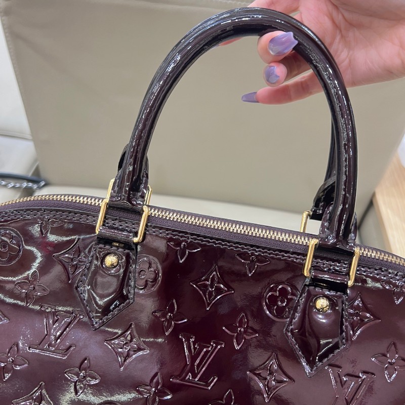 LV車厘子漆皮大號Alma手提包 尺寸39*29*18.5cm-17