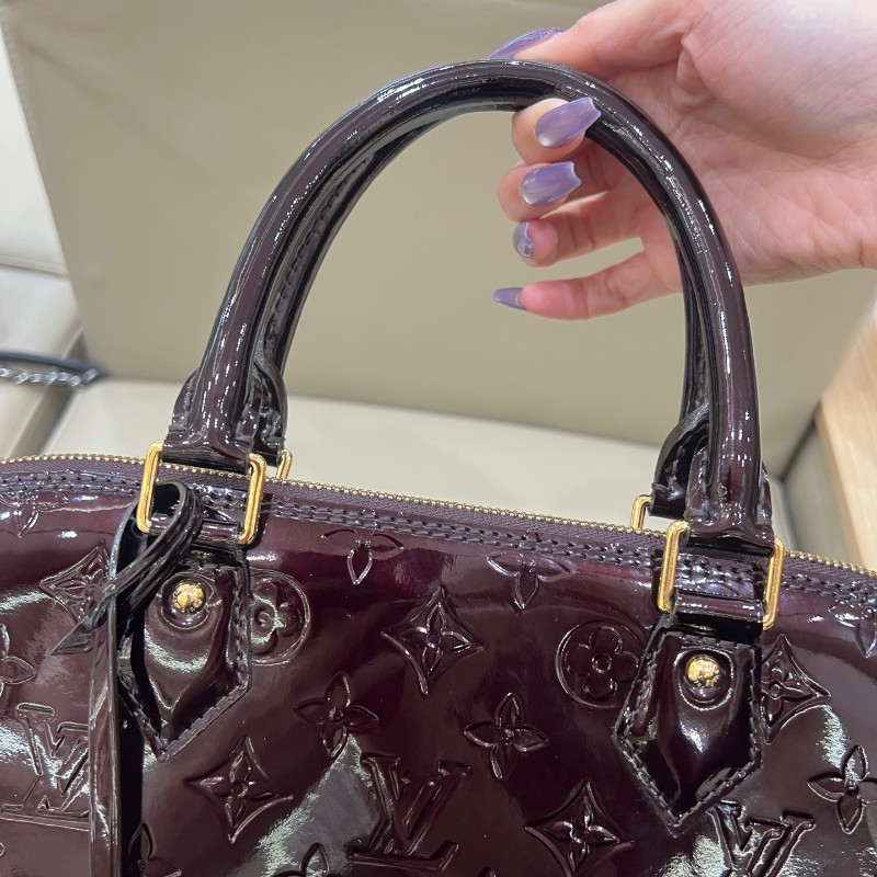 LV車厘子漆皮大號Alma手提包 尺寸39*29*18.5cm-18