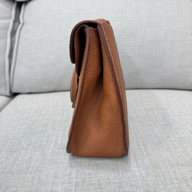 愛馬仕~Hermes halzan31 金棕色銀釦Y刻TC皮-7