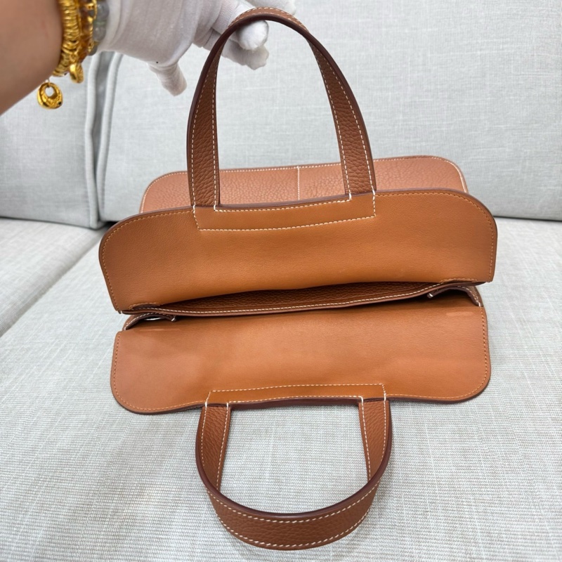 愛馬仕~Hermes halzan31 金棕色銀釦Y刻TC皮-25