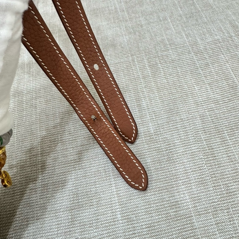 愛馬仕~Hermes halzan31 金棕色銀釦Y刻TC皮-31