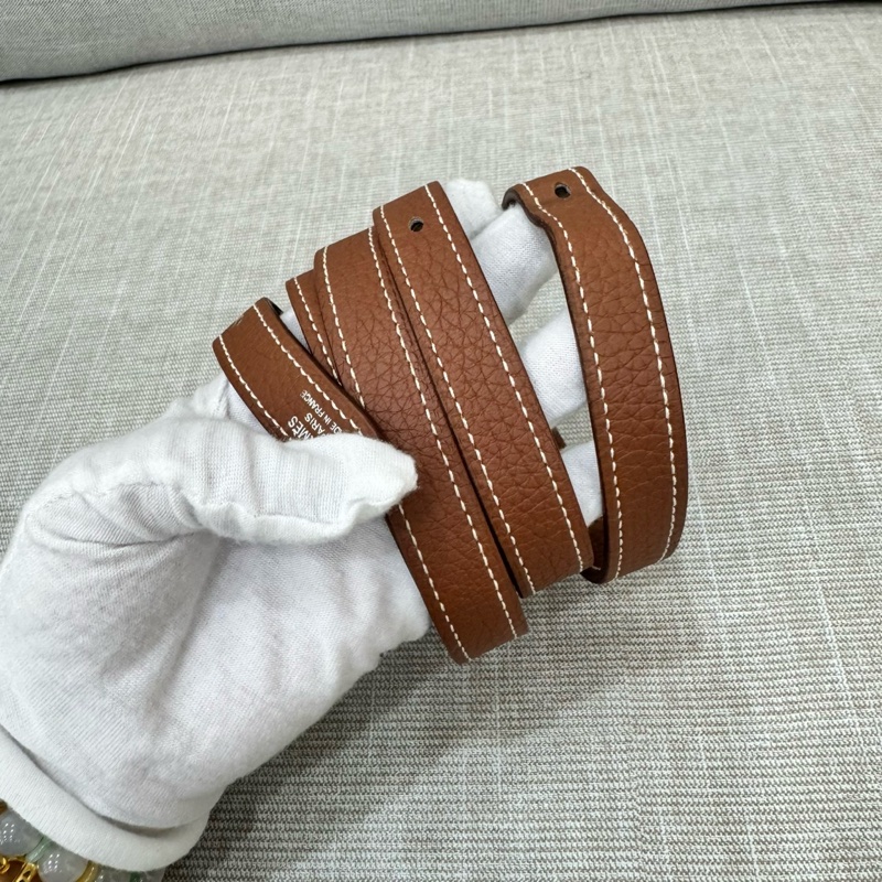 愛馬仕~Hermes halzan31 金棕色銀釦Y刻TC皮-32