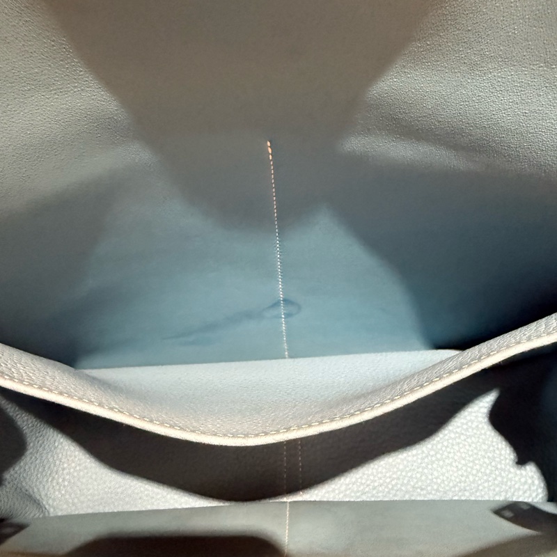 HERMES HALEAN 31cm P3愛馬仕北方藍金釦五用斜背手提肩背包-11