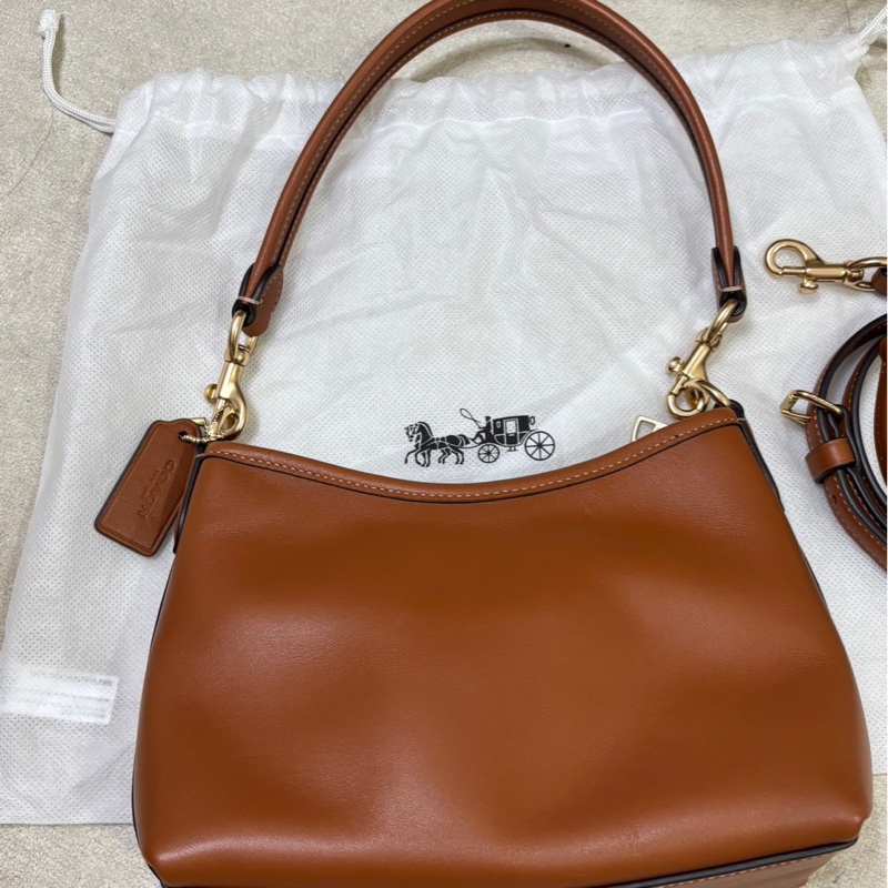 COACH LAUREL單肩包 斜背包 咖啡色-6