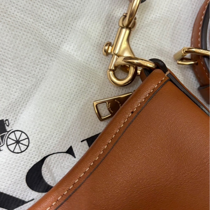 COACH LAUREL單肩包 斜背包 咖啡色-10