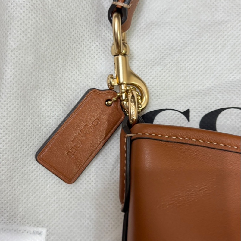 COACH LAUREL單肩包 斜背包 咖啡色-11