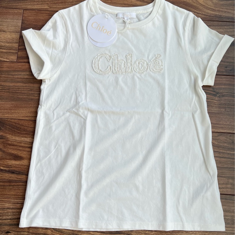 Chloe kid 14A 反折金邊素T-5