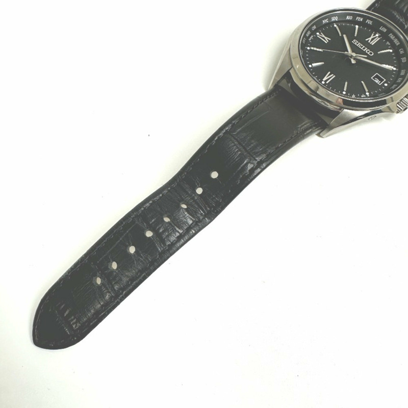 SEIKO 7B75-0AB0 Seiko Selection 太陽能模擬手錶,男士,不鏽鋼,銀色-11