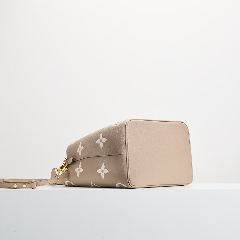 LV neonoe MM水桶包/斑鳩灰色 晶片款-2