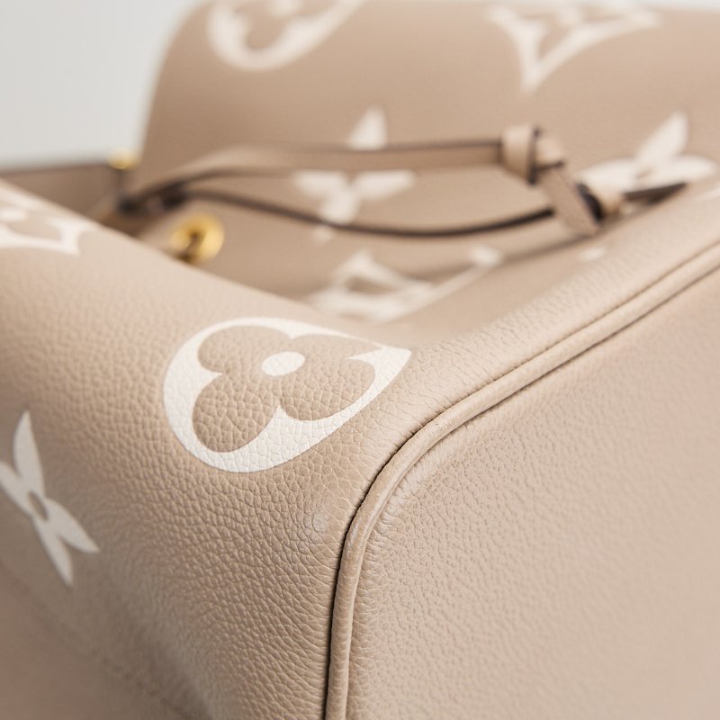 LV neonoe MM水桶包/斑鳩灰色 晶片款-9