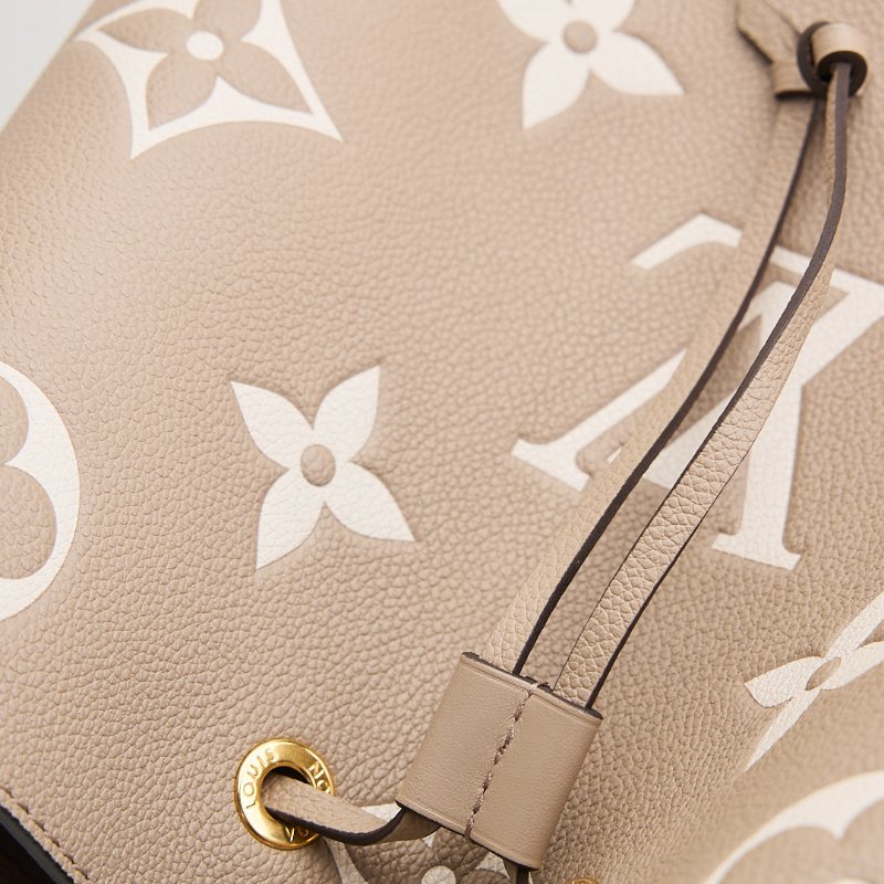 LV neonoe MM水桶包/斑鳩灰色 晶片款-13