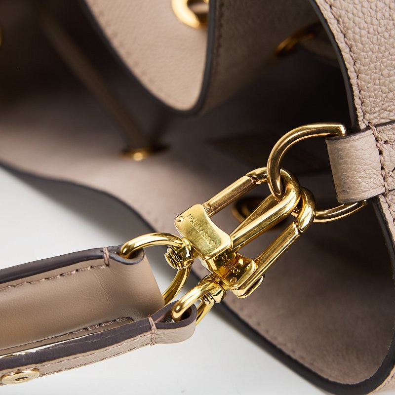 LV neonoe MM水桶包/斑鳩灰色 晶片款-14