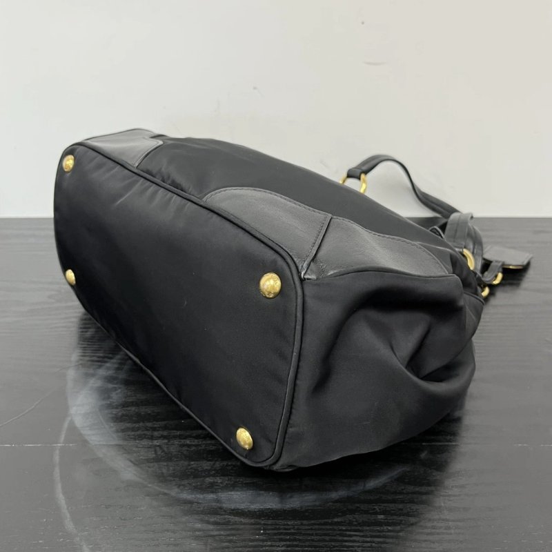 PRADA 黑金Shoulder bag南瓜腋下包 30.5*14.5*21.5 98新-2