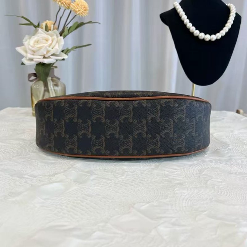 Celine AVA 經典老花腋下包 99新 23*19*7 配件防塵袋-6