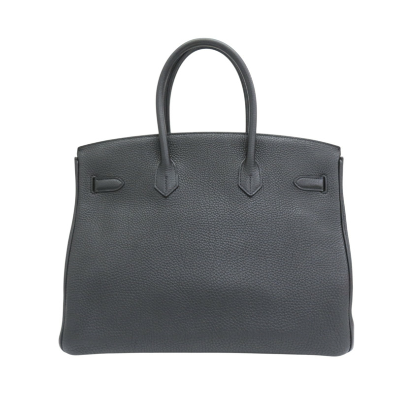 黑色 Togo牛革 Birkin 35 柏金包 手提包 □M刻 金扣【HERMES 愛馬仕】-1