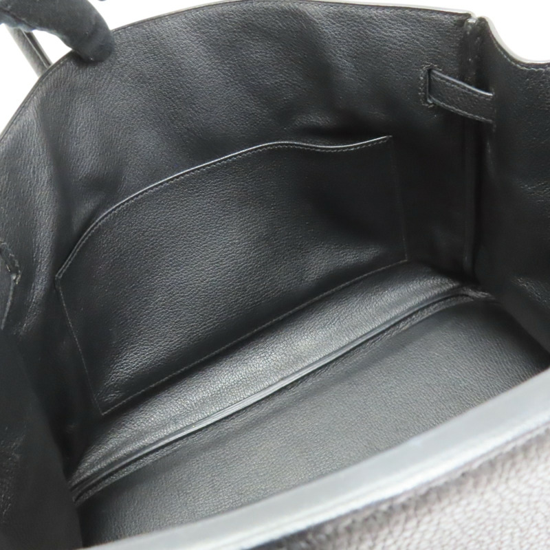 黑色 Togo牛革 Birkin 35 柏金包 手提包 □M刻 金扣【HERMES 愛馬仕】-5