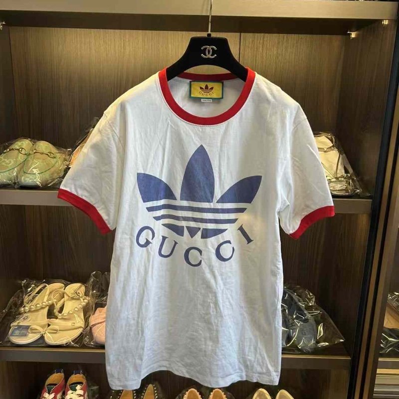 Gucci Adidas 聯名T 尺寸Xs寬鬆版 只穿一次非常新-2