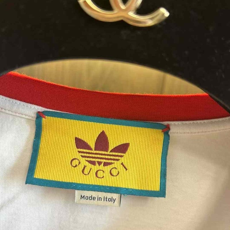 Gucci Adidas 聯名T 尺寸Xs寬鬆版 只穿一次非常新-3