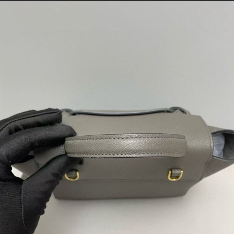 CELINE 鯰魚包 NANO 大象灰99新-1