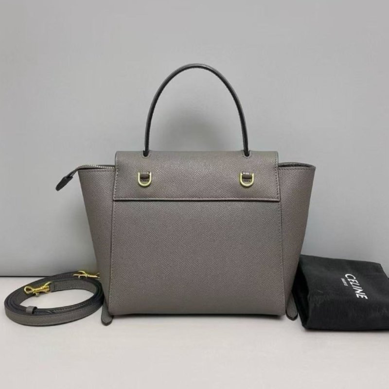CELINE 鯰魚包 NANO 大象灰99新-4