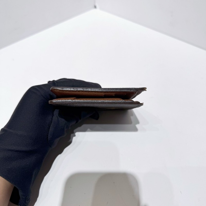 LV 對折錢包 經典老花短夾 約12×9cm-2