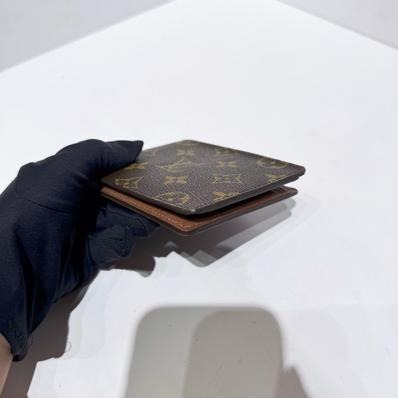 LV 對折錢包 經典老花短夾 約12×9cm-6