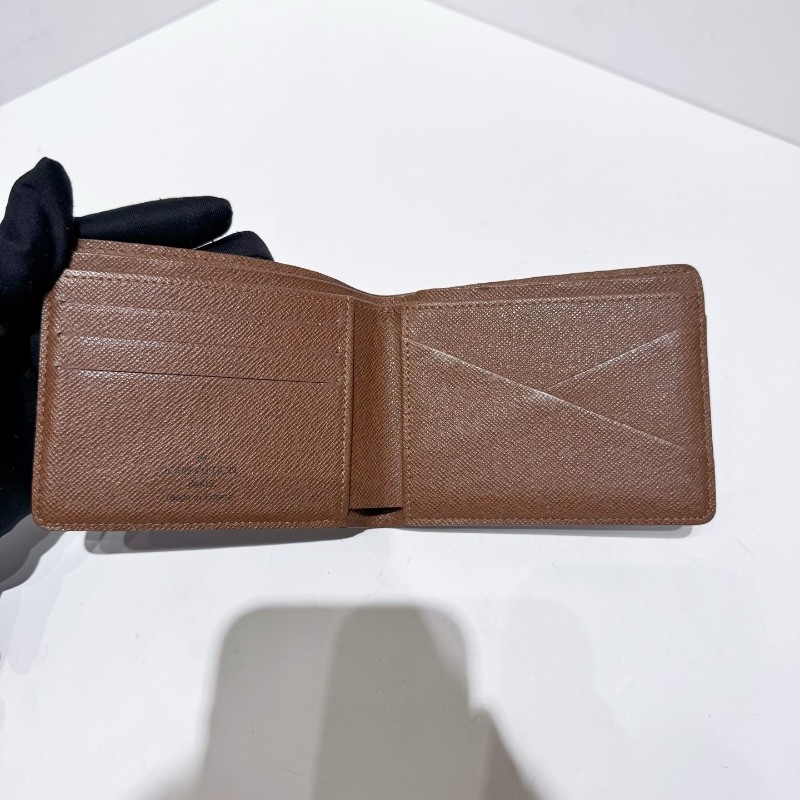 LV 對折錢包 經典老花短夾 約12×9cm-7