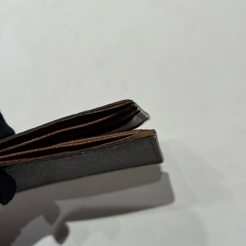 LV 對折錢包 經典老花短夾 約12×9cm-8