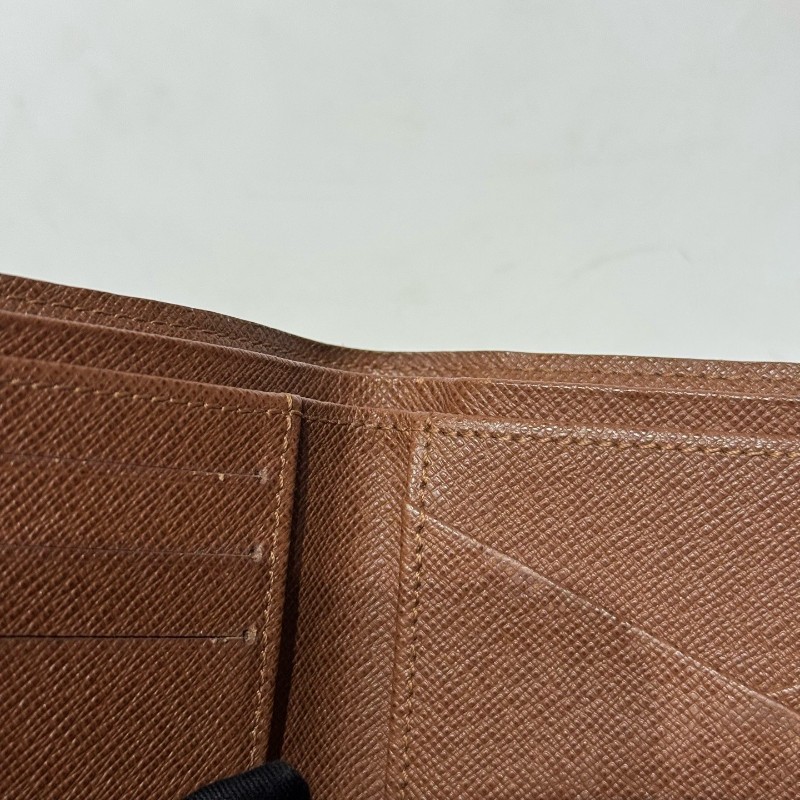 LV 對折錢包 經典老花短夾 約12×9cm-10