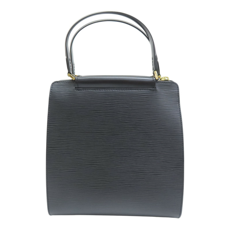 黑色 EPI 水波紋牛皮 Figari PM 手提包【LOUIS VUITTON LV 路易威登】 M52012-1