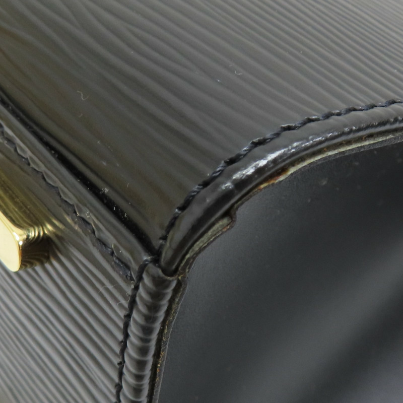 黑色 EPI 水波紋牛皮 Figari PM 手提包【LOUIS VUITTON LV 路易威登】 M52012-15
