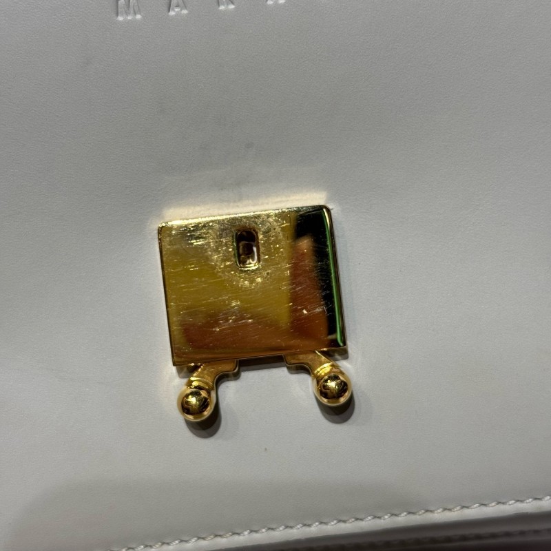 Marni Trunk風琴包 光面牛皮材質 肩背包斜背包-9