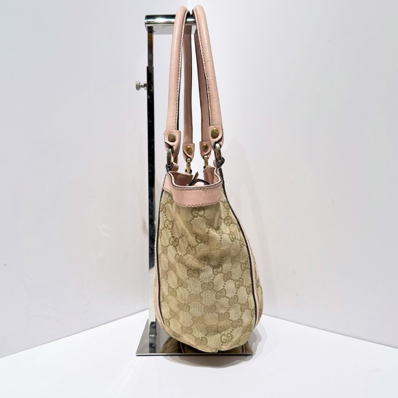 Gucci/古馳 中古老花餃子包 手提包 肩背包-3