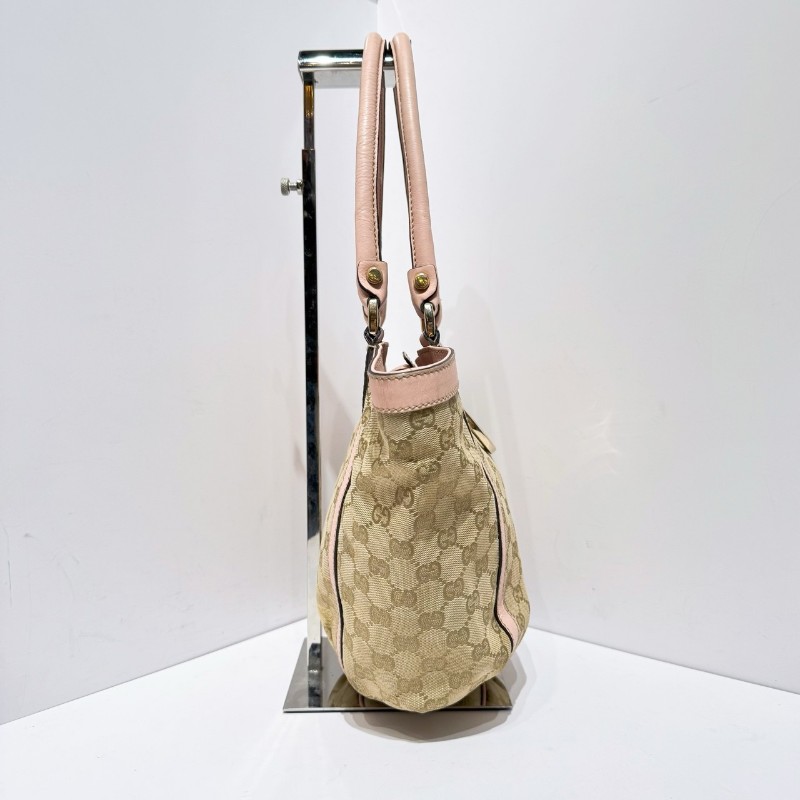 Gucci/古馳 中古老花餃子包 手提包 肩背包-4