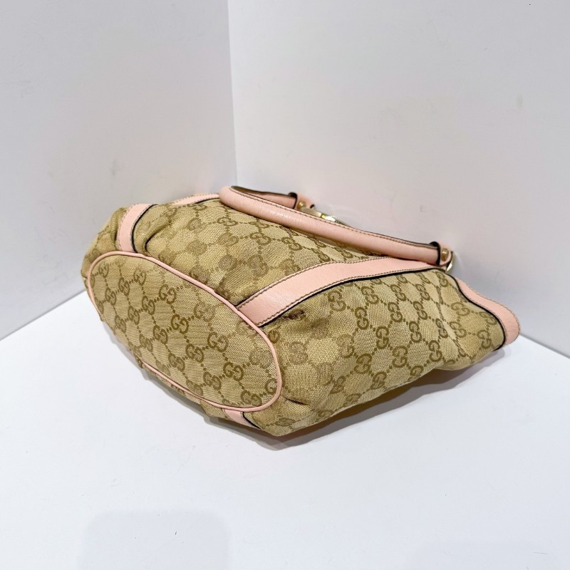 Gucci/古馳 中古老花餃子包 手提包 肩背包-7