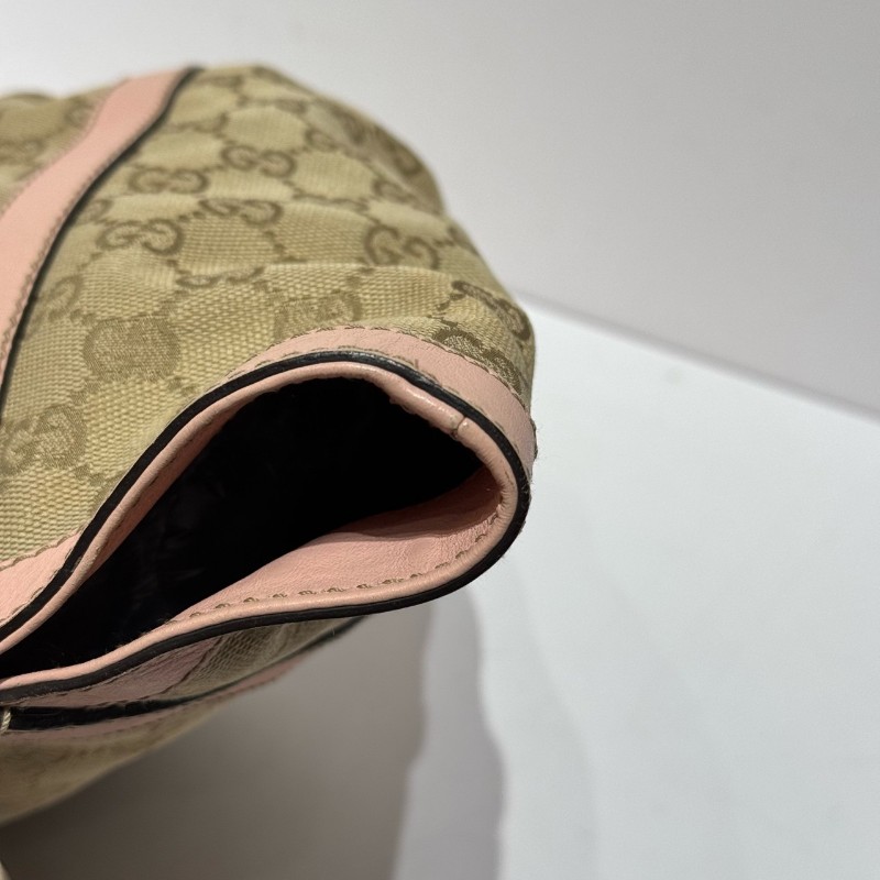 Gucci/古馳 中古老花餃子包 手提包 肩背包-10