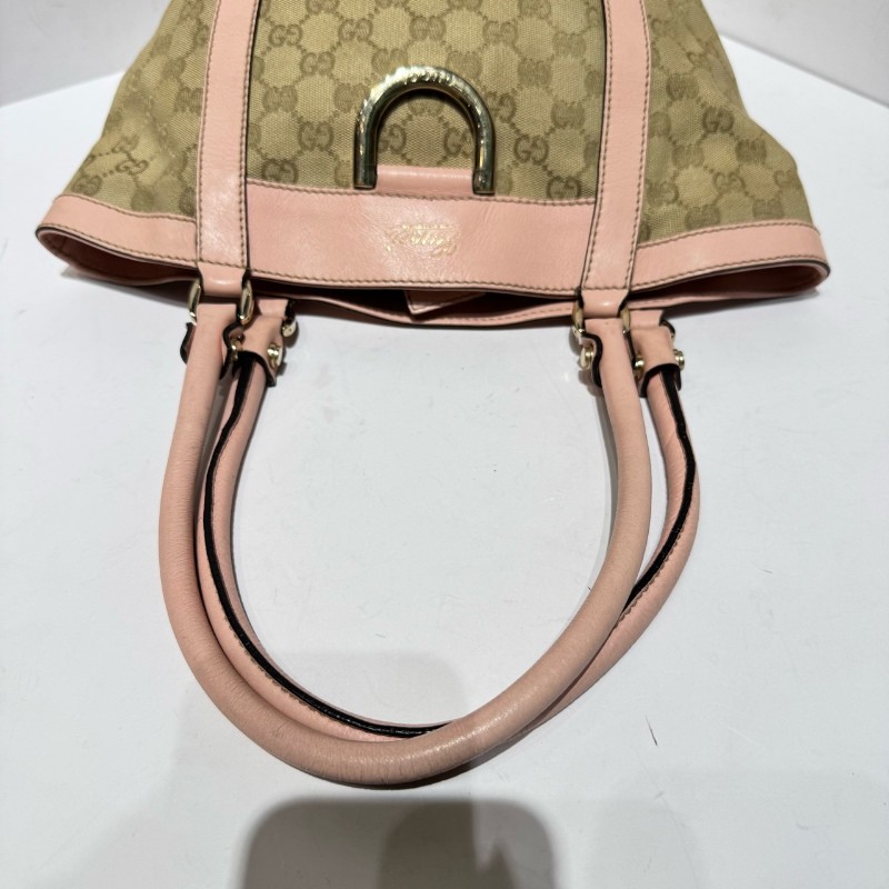 Gucci/古馳 中古老花餃子包 手提包 肩背包-12