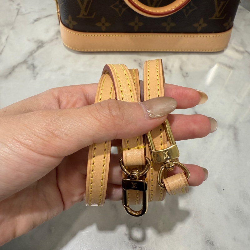 LV原花Alma BB金釦手提斜背包M53152-9